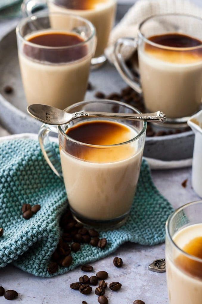  A beautiful synergy between coffee and silky panna cotta