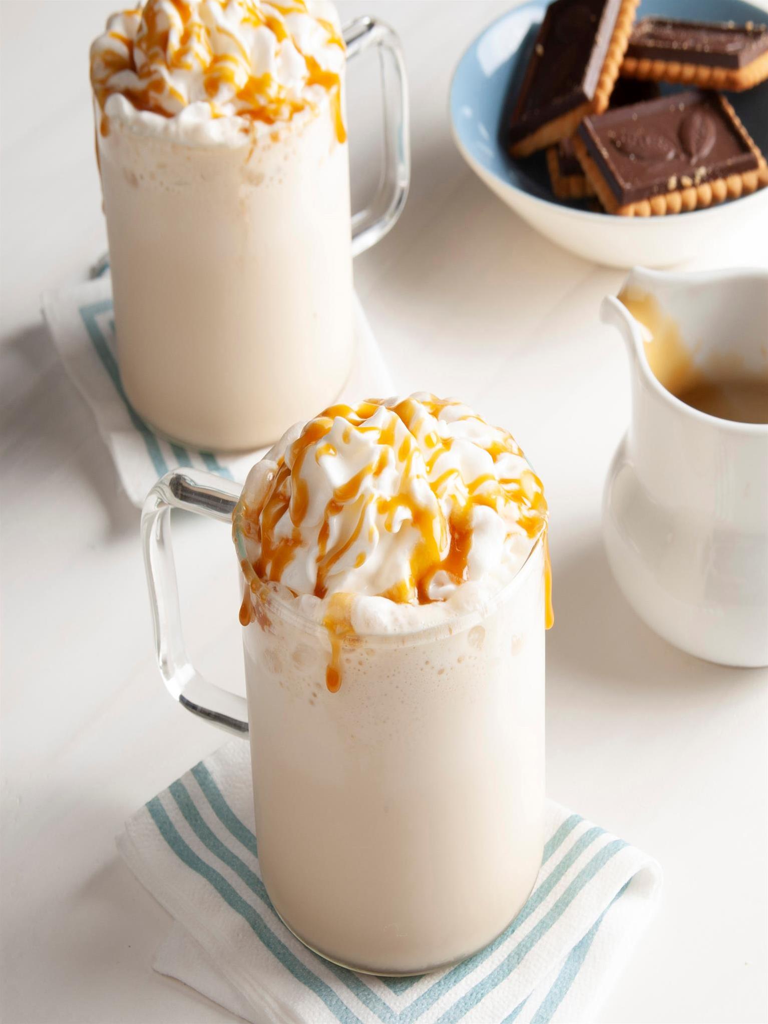  A blend of coffee, ice cream and milk- this cappuccino shake is a decadent delight!