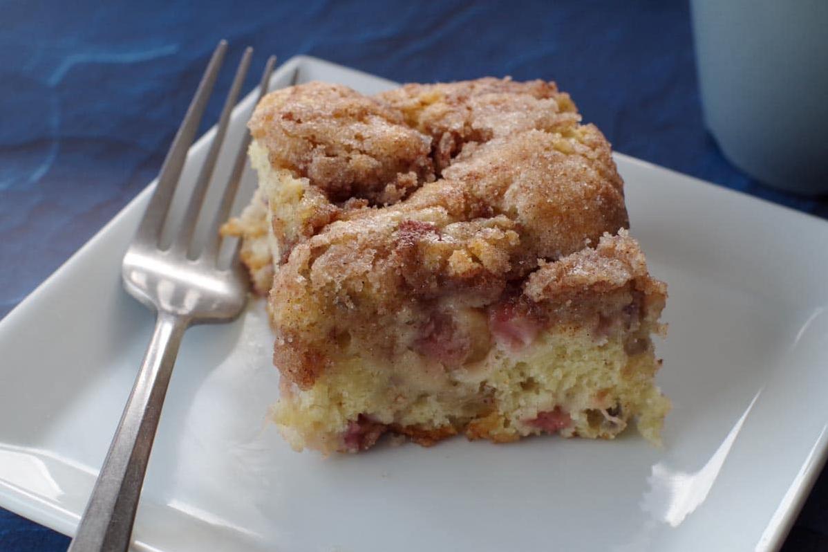  A coffee cake made for sharing with friends
