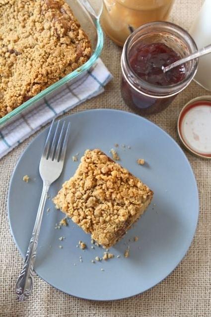  A delicious blend of coffee and cake – introducing Peanut Butter and Jelly Coffee Cake.