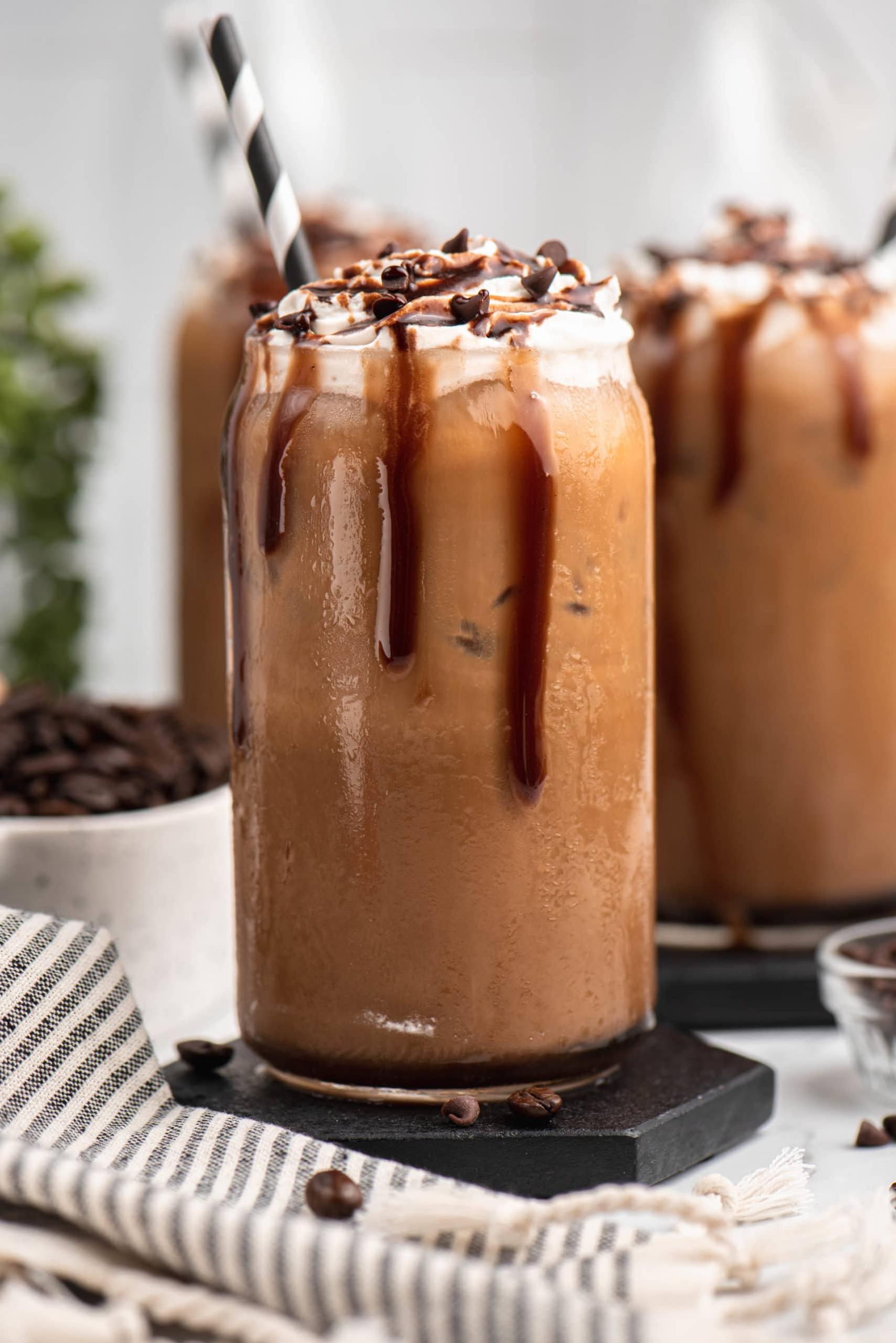  A refreshing blend of coffee, chocolate, and cream