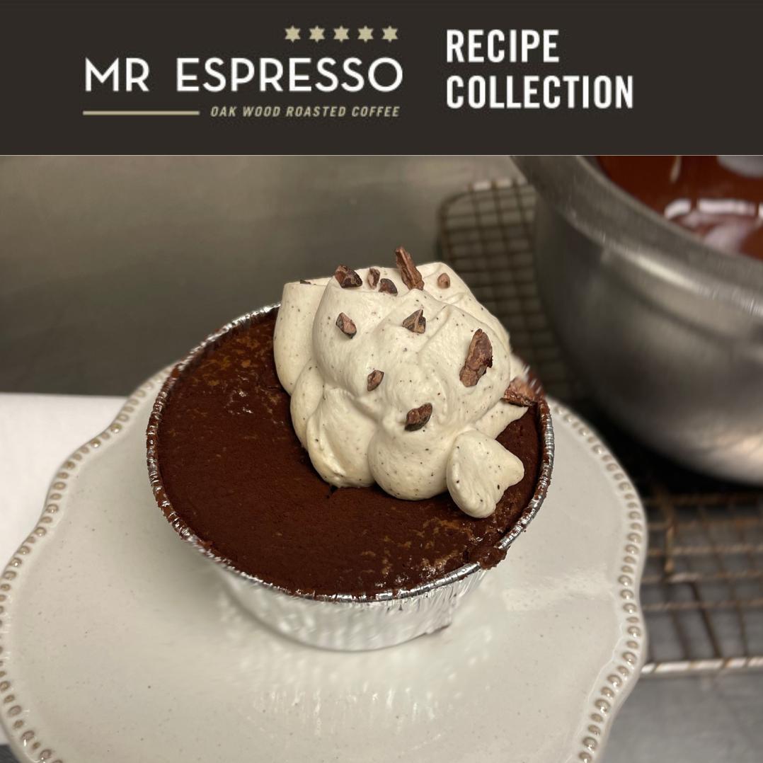  A simple dessert that looks as good as it tastes - chocolate and espresso flavor pairing perfection!