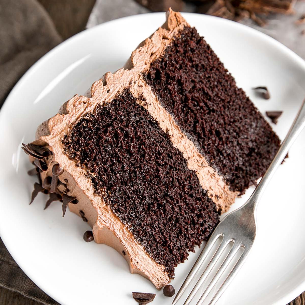  A warm cup of coffee pairs perfectly with this cake
