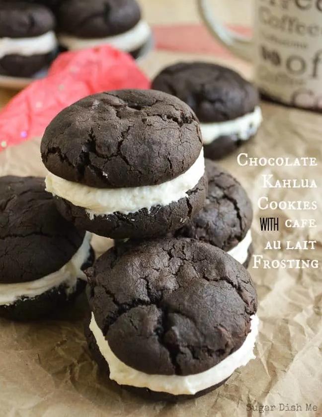  Add a touch of elegance to your cookie platter with these beautiful Mocha Cookies.