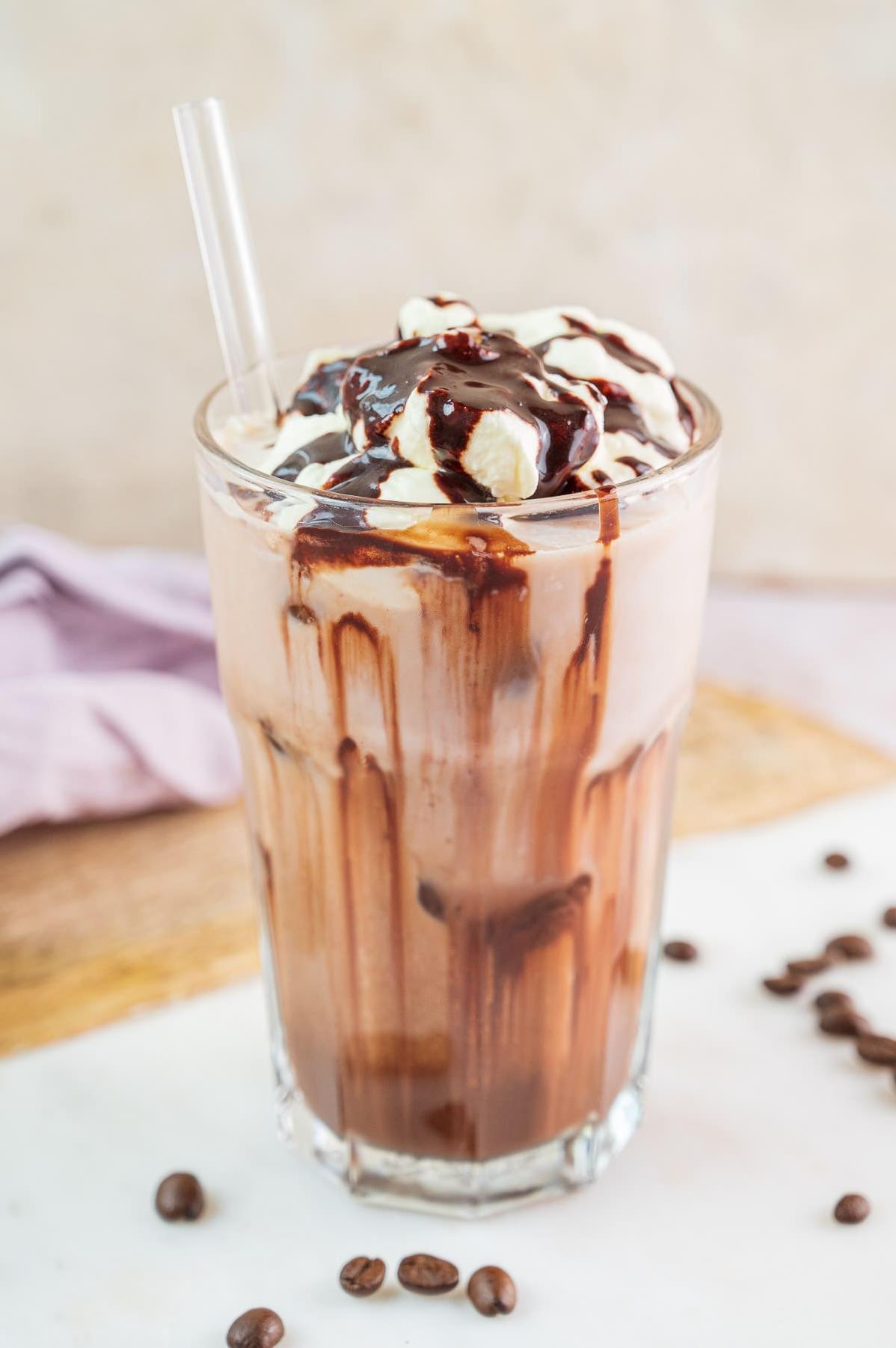  Add some indulgence to your day with a creamy and decadent mocha