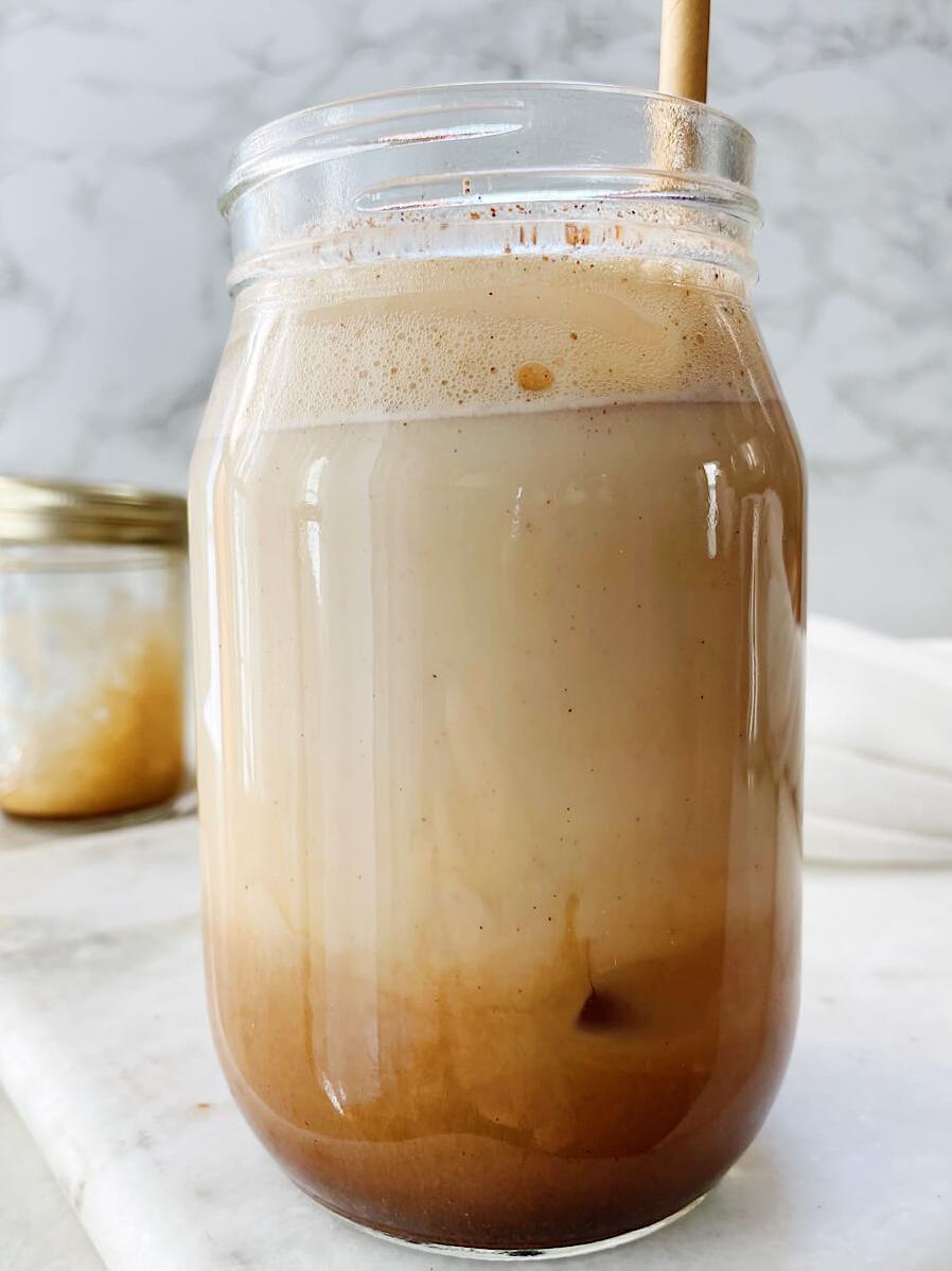  An espresso soymilk shake is a dreamy drink for coffee and milkshake lovers alike.