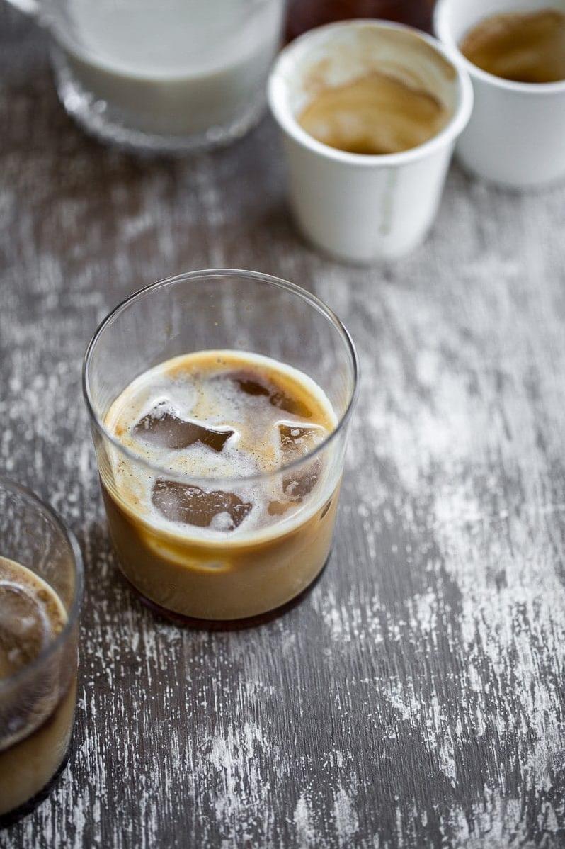  An iced coffee creation fit for a coffee connoisseur.