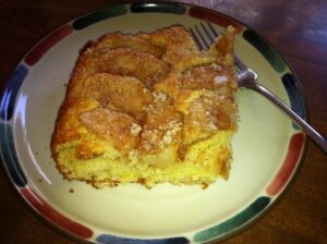 Apple-Topped Cream Cheese Coffee Cake