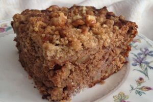 Apple Walnut Coffee Cake