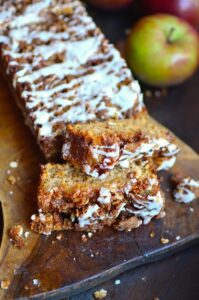 Apple Walnut Oatmeal Coffee Cake