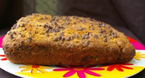 Banana Coffee Cake with Chocolate Chip Streusel