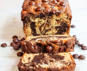 Banana Marble Coffee Cake