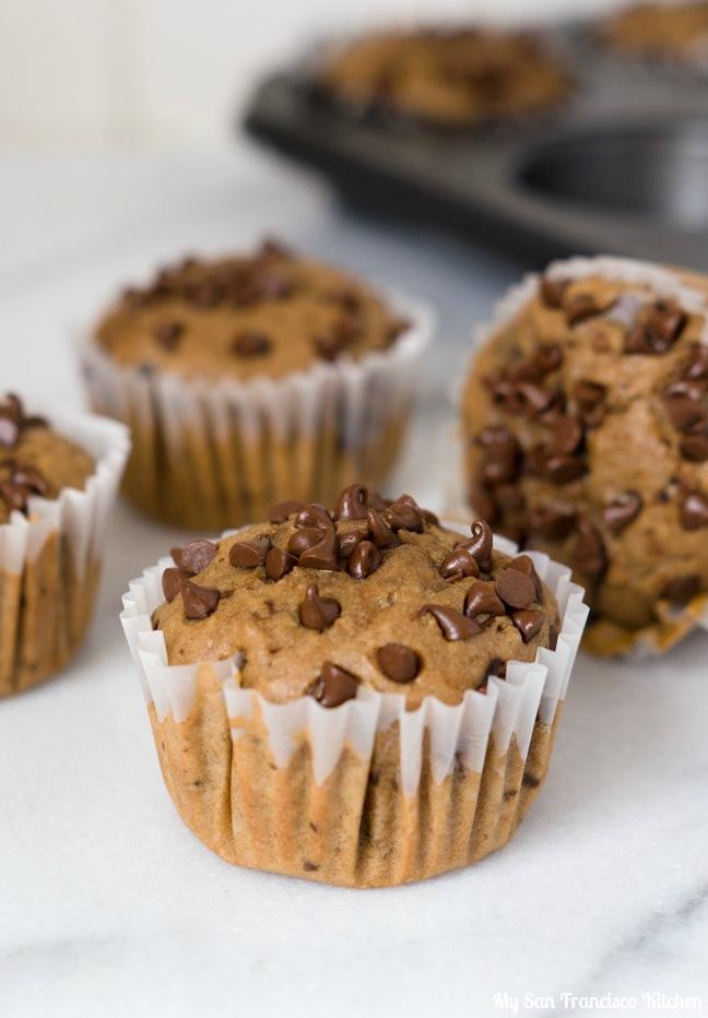  Bite into a burst of gooey chocolate chips and a coffee-infused crumb in every muffin.