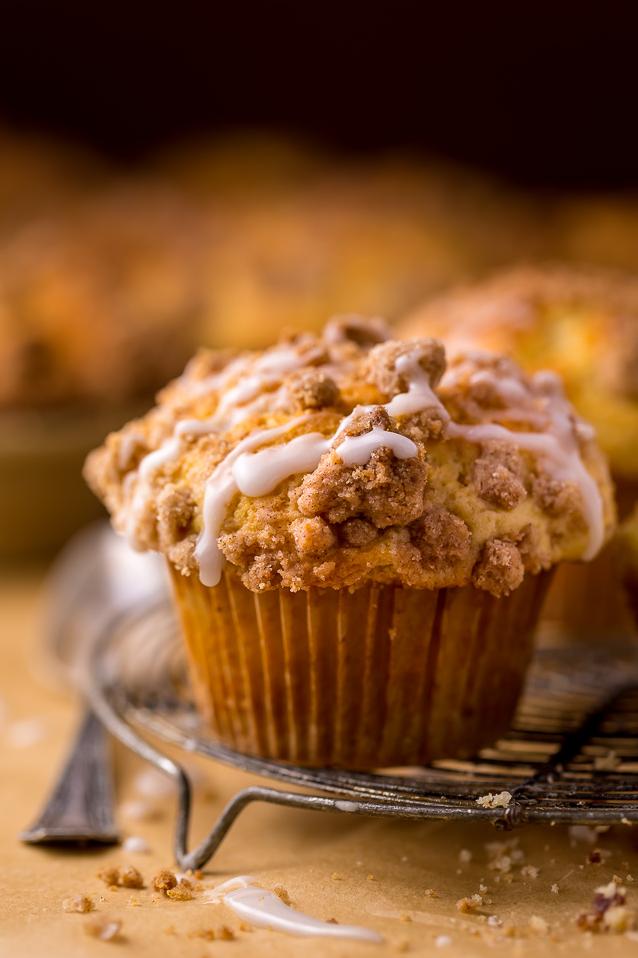  Bite into a warm, freshly baked muffin and let the aroma of coffee and cinnamon fill your senses.