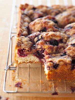  Blackberry and coffee make a delicious combo in this cake