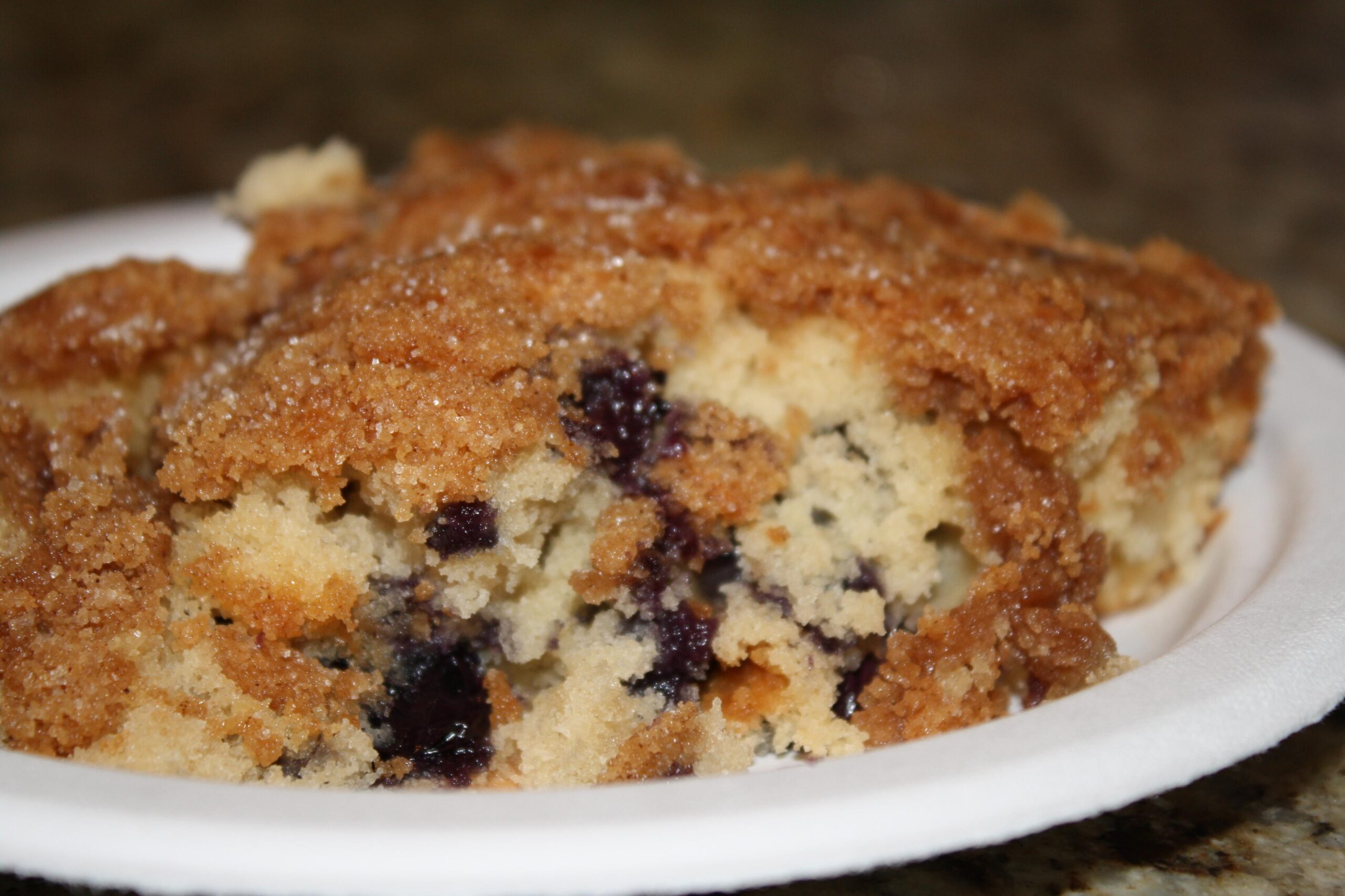  Blueberries + coffee cake = pure bliss.