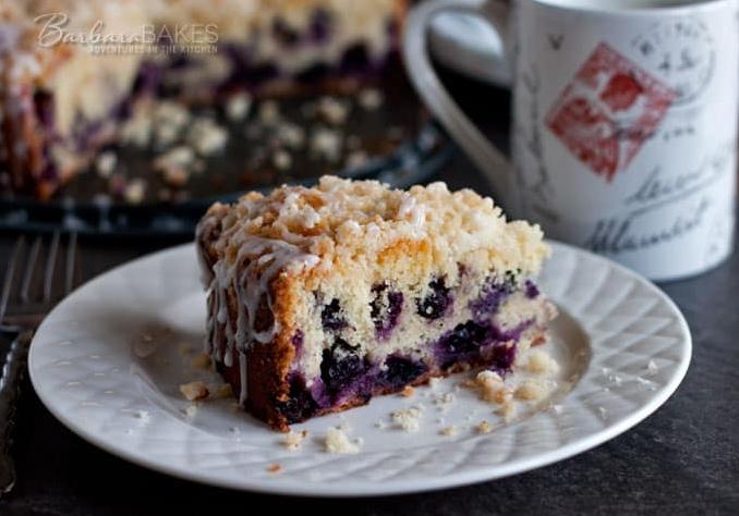 Delicious Blueberry-Lemon Coffee Cake Recipe