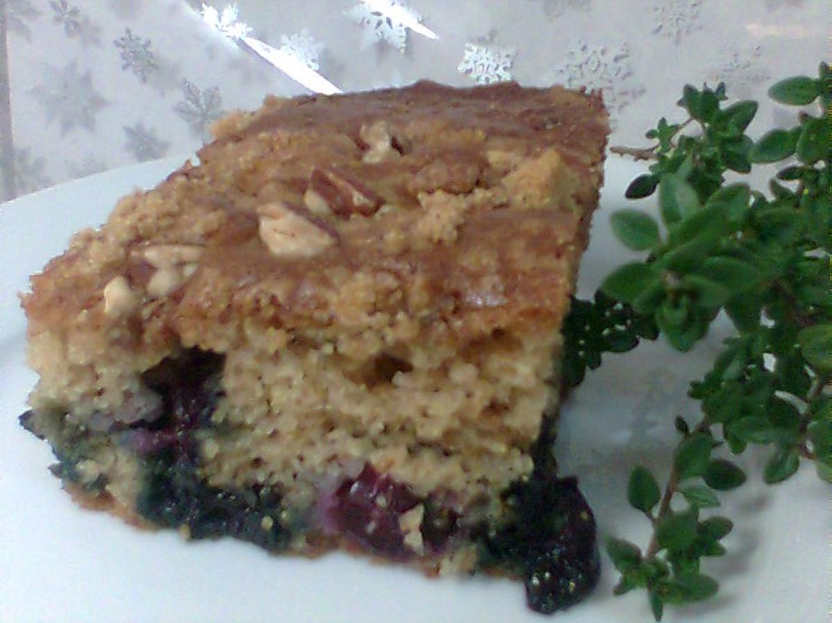  Blueberry Thyme Coffee Cake: the perfect balance of sweet and savory.