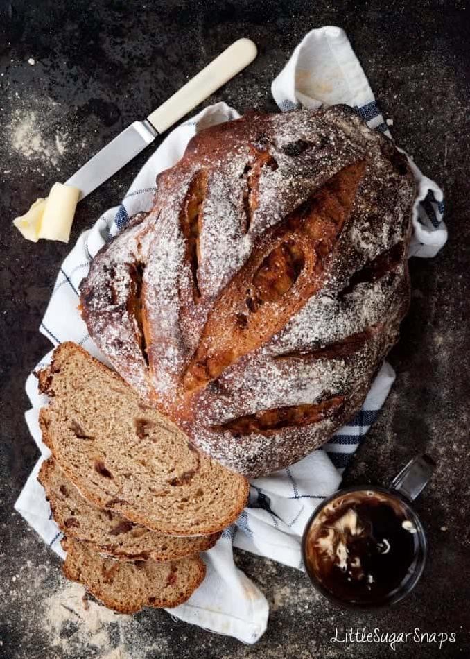  Brew up a fresh pot of coffee and enjoy a slice of this delicious bread.