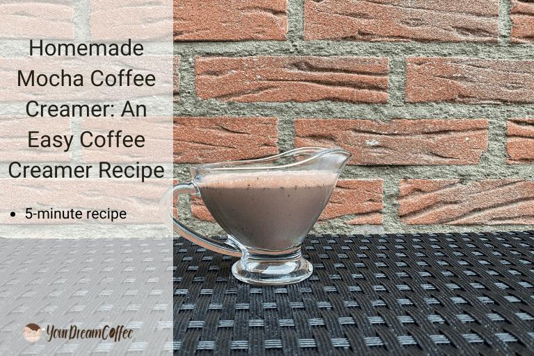  Brew up some deliciousness with this homemade mocha espresso creamer!