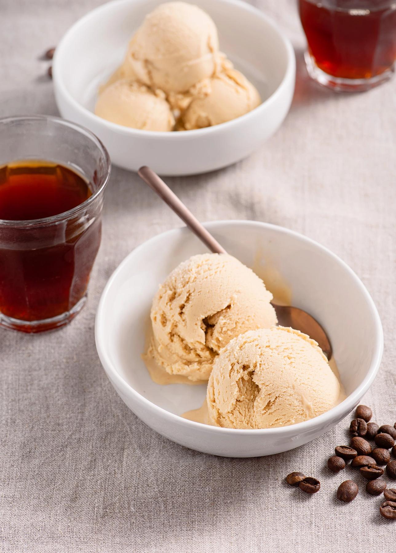  Brimming with espresso flavor, this gelato is a coffee lover's dream come true.