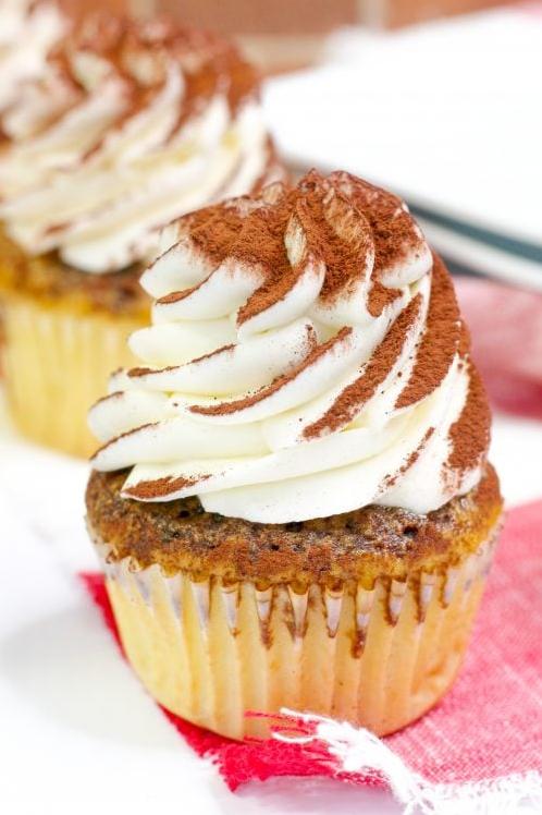 Cappuccino Cupcakes With Cream Cheese Mascarpone Frosting