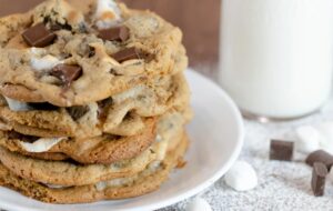 Chocolate Chip Mocha Marshmallow Cookies