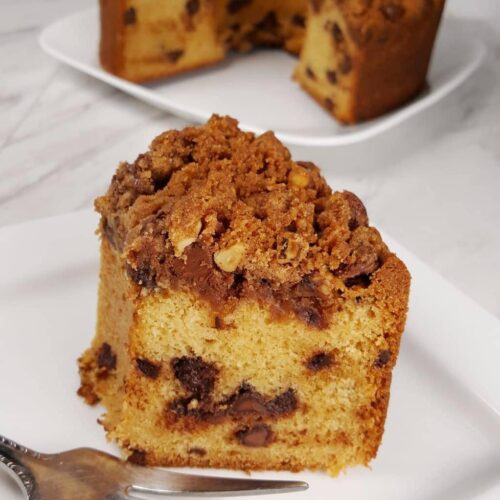 Chocolate Chip Nut Coffee Cake