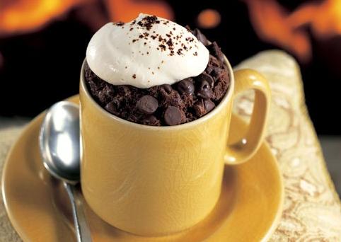 Chocolate-Espresso Lava Cakes With Espresso Whipped Cream