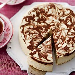 Chocolate Mocha Swirl Cheesecake