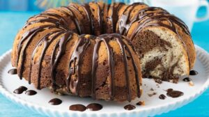 Chocolate Swirl Sour Cream Coffee Cake