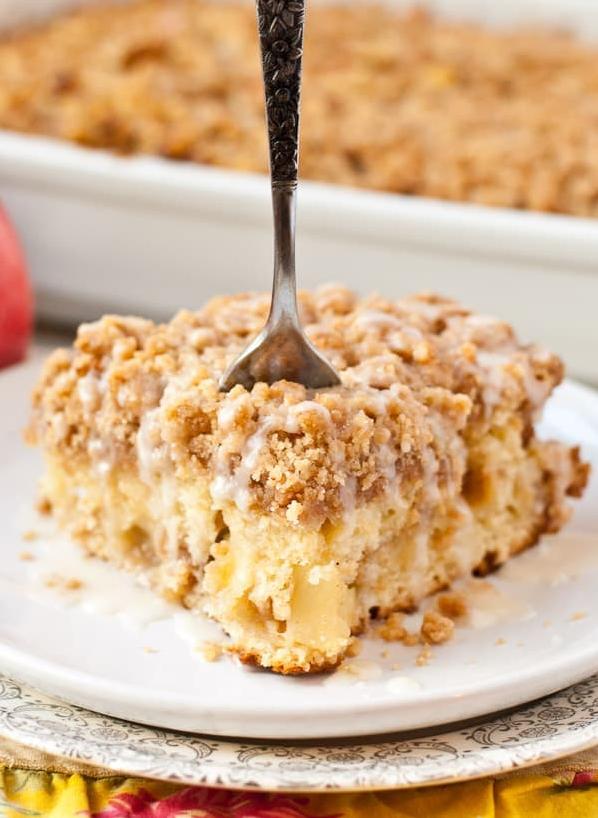  Cinnamon-spiced apple chunks baked to perfection