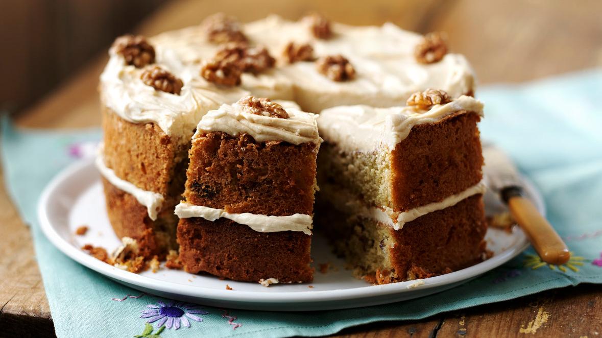 Coffee and walnuts: a match made in heaven, as this cake proves.