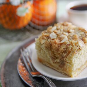 Coffee Cake With Marmalade and Marigolds