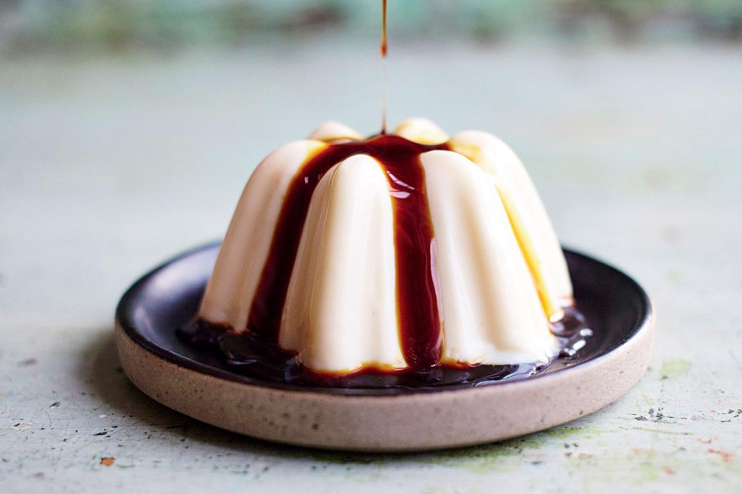  Coffeelicious goodness in every bite, Coffee Syrup Panna Cotta