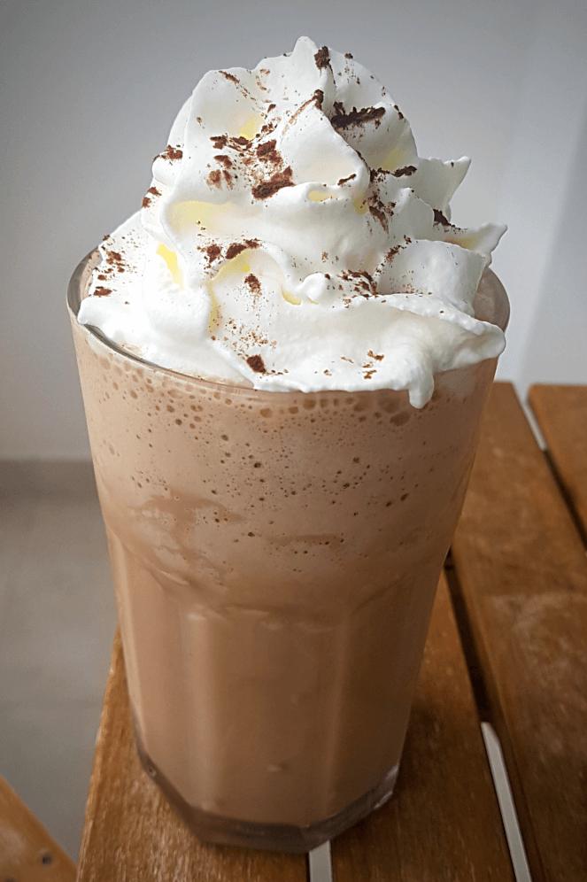  Cool down with a frosty cup of Chocolate Mocha Frappuccino