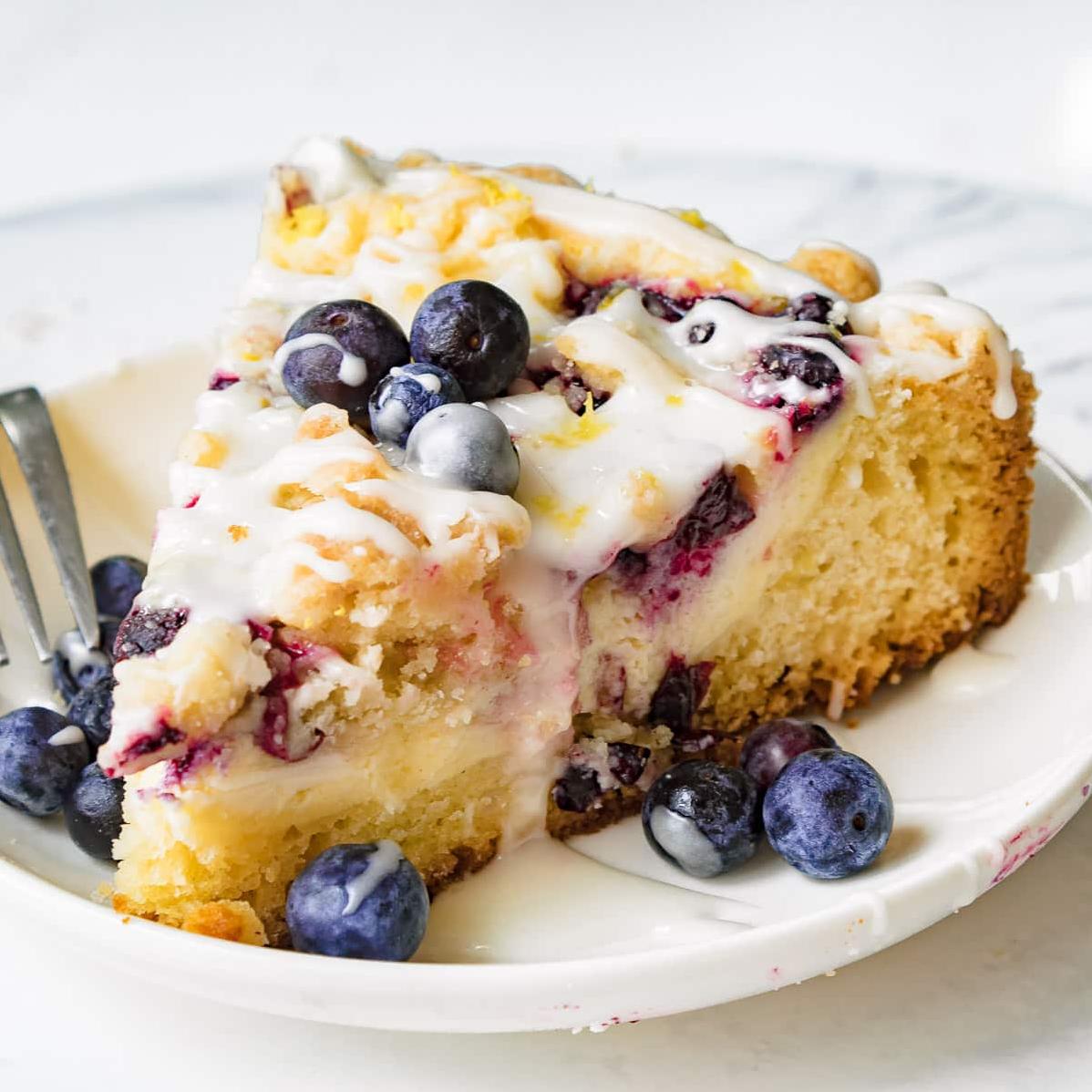  Creamy, rich, and bursting with blueberries