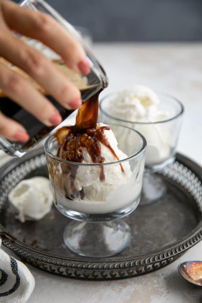  Creamy vanilla ice cream and a shot of espresso make the perfect Summer-meets-Fall dessert.