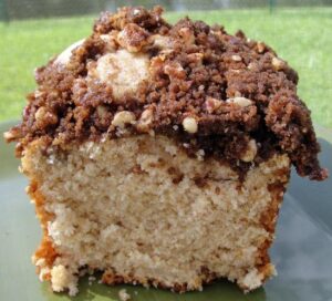 Crispy Cinnamon Streusel Coffee Cake