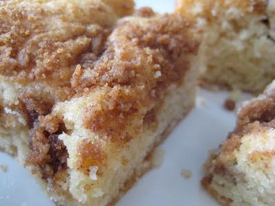  Crumbly and buttery streusel topping on a moist and fluffy cake