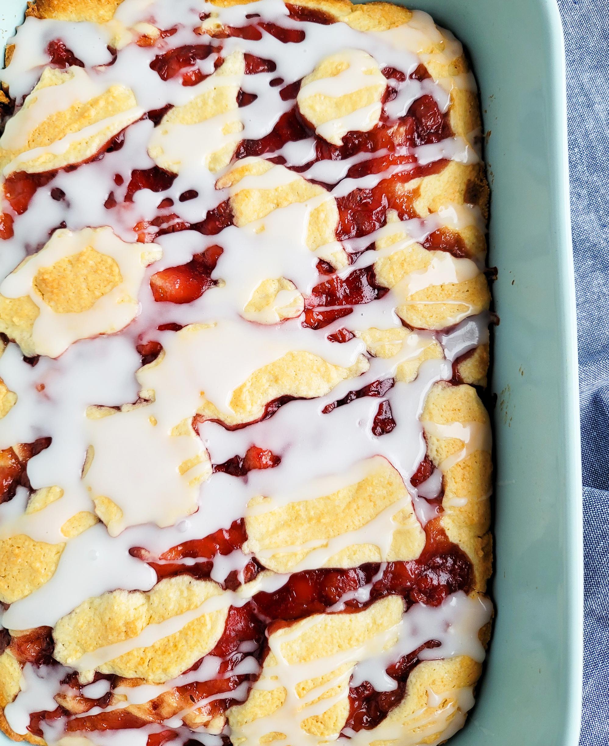  Dig in to this moist and flavorful Cherry Swirl Coffee Cake.