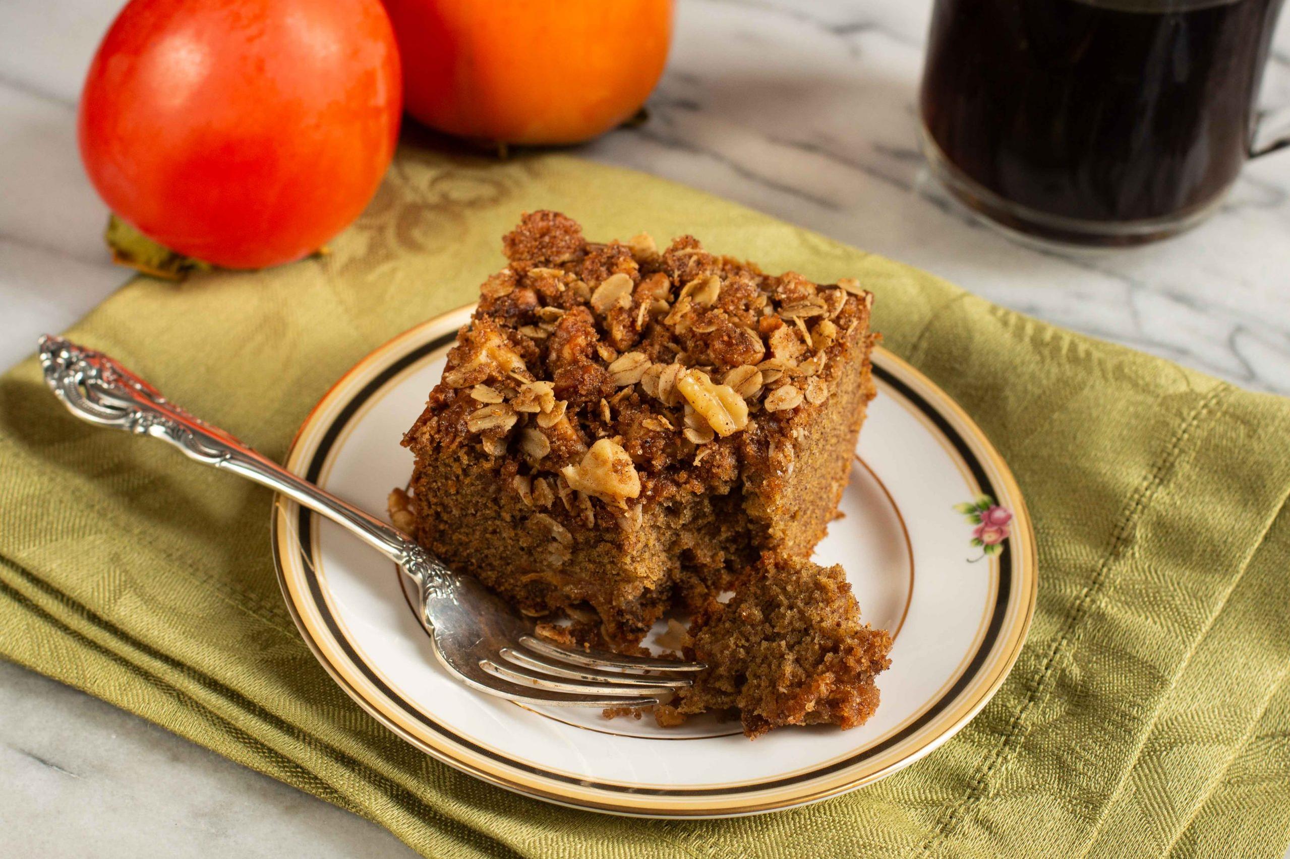  Don't be fooled by its simplicity, this Persimmon Coffee Cake will leave you wanting more.