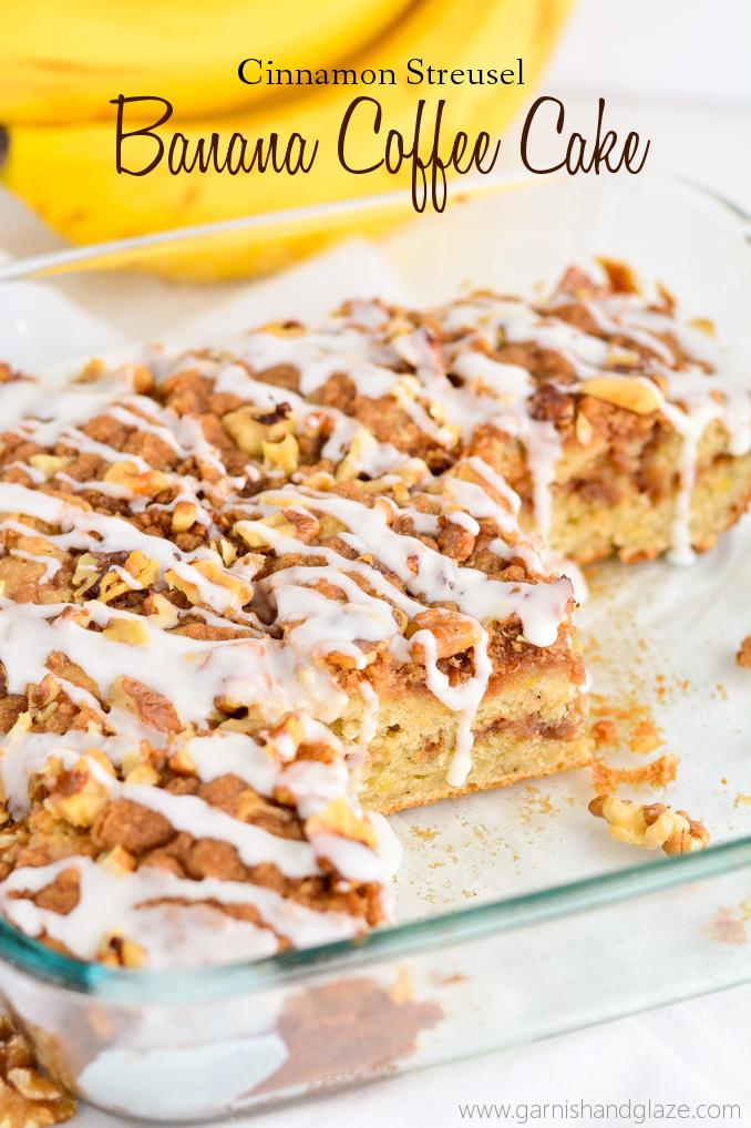  Don't let those ripe bananas go to waste! Turn them into a delicious and easy-to-make coffee cake with this recipe.