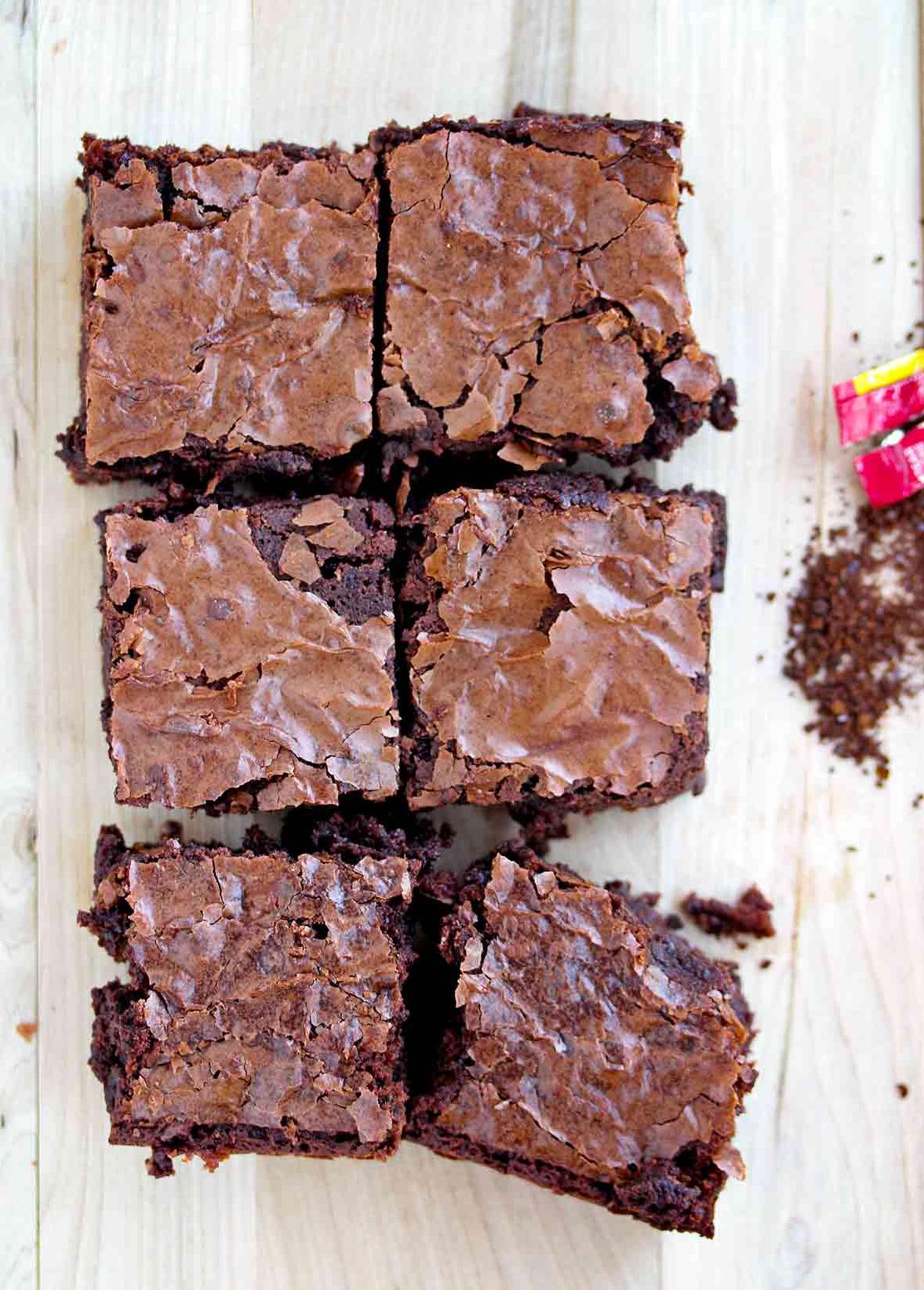  Don't settle for boring brownies – add a little excitement to your life with this easy recipe.