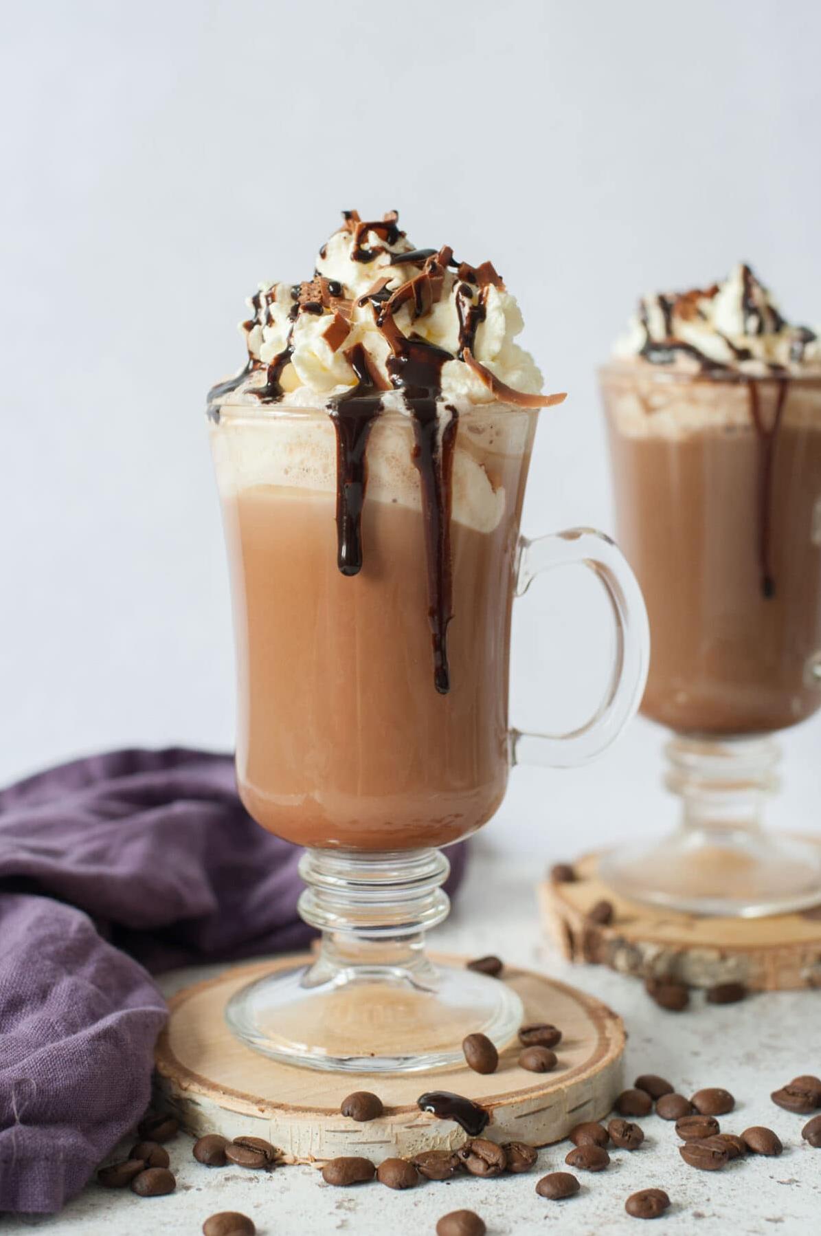  Don't wait in long Starbucks lines anymore - make this Cafe Mocha from the comfort of your own home