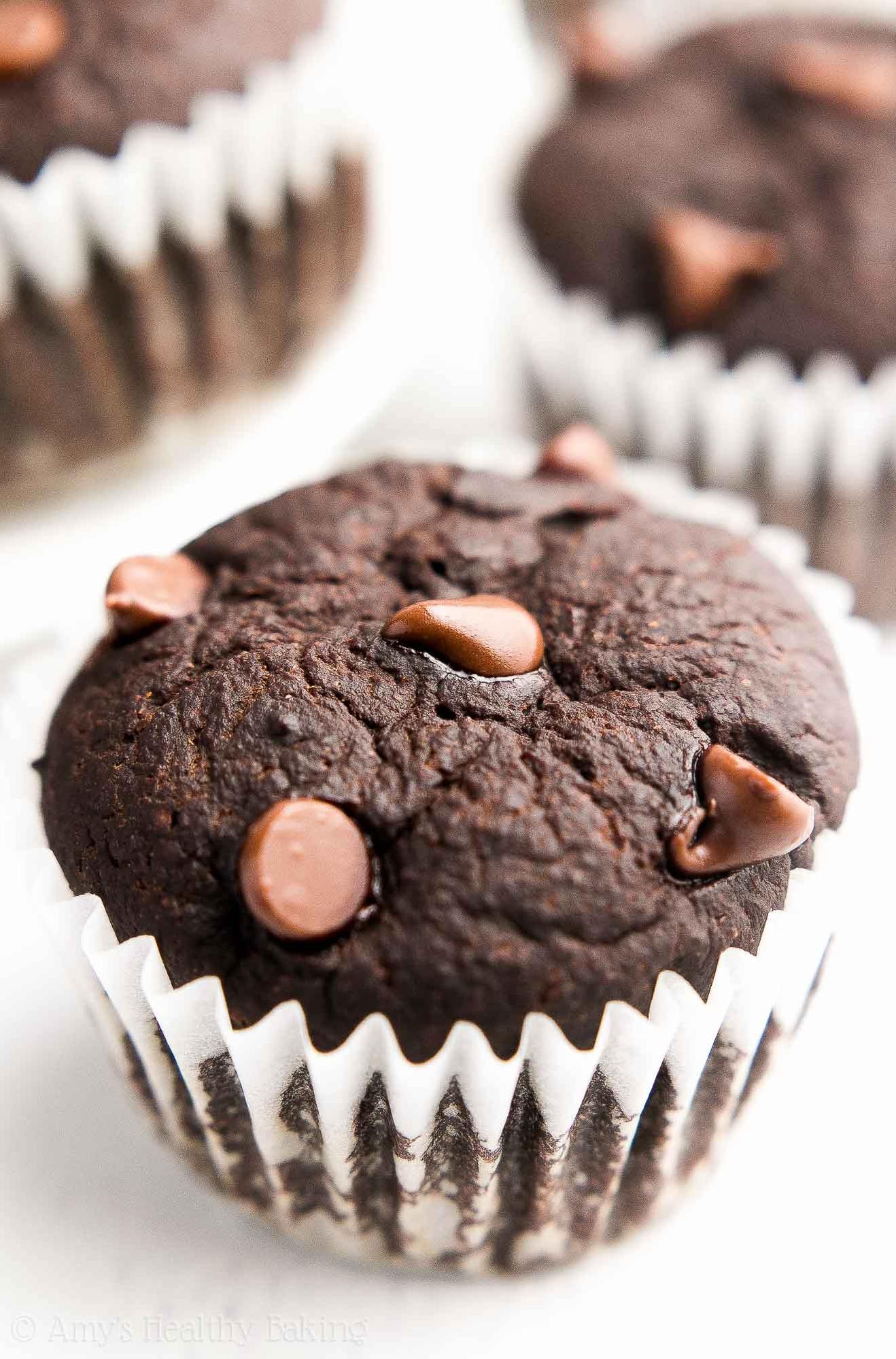 Enjoy the aroma of freshly brewed coffee and chocolate as you take these muffins out of the oven.