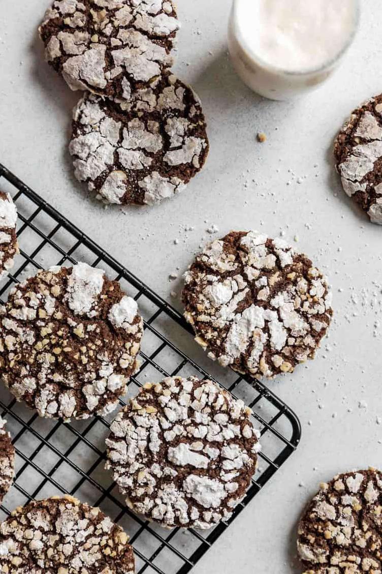  Espresso and Nutella come together to create a rich and decadent cookie.