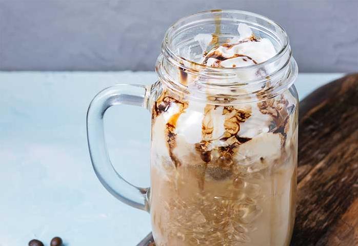  Every sip of this frappe is like a party in your mouth