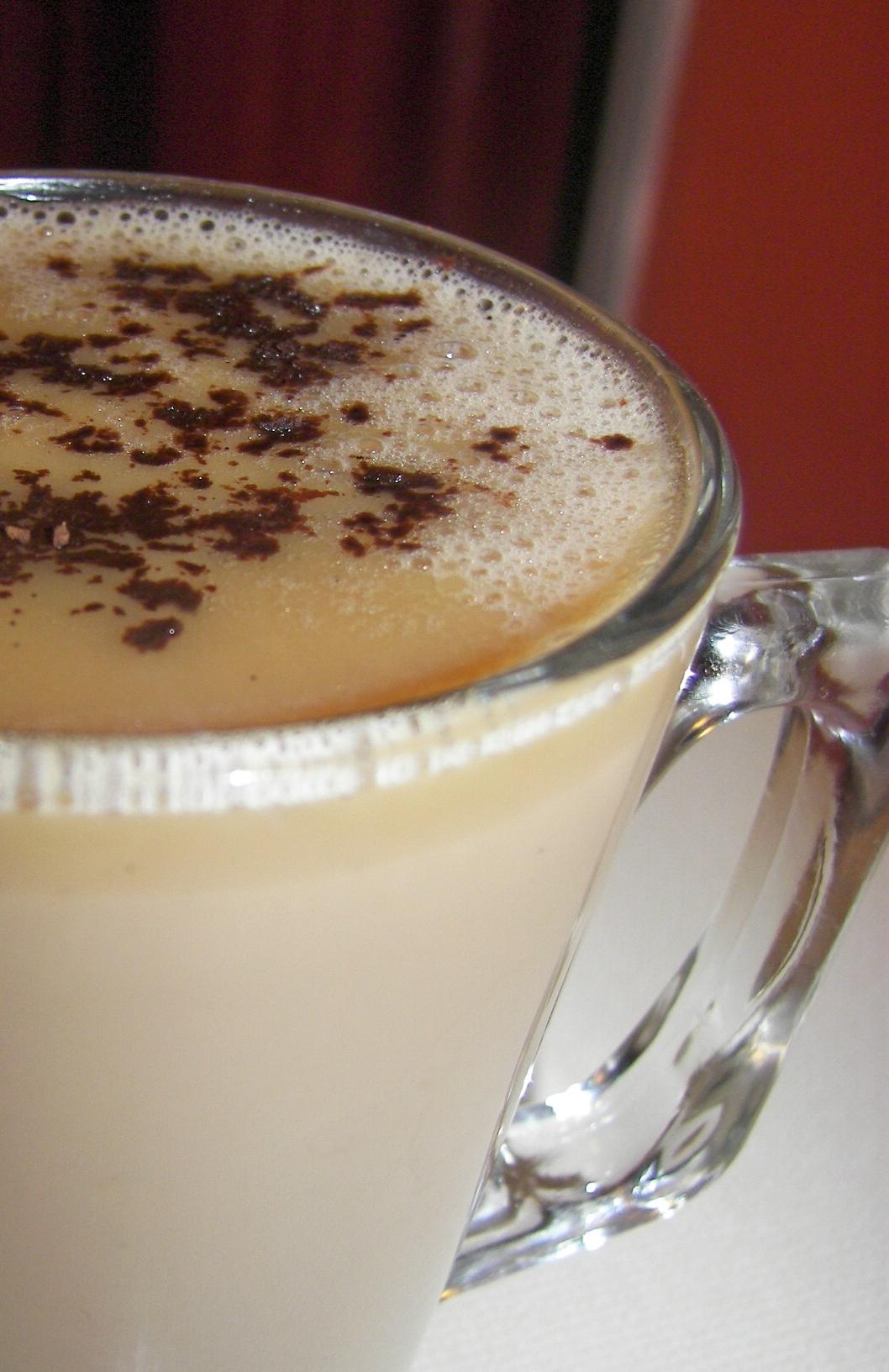  Every sip of this white chocolate cappuccino is a sweet escape from reality.