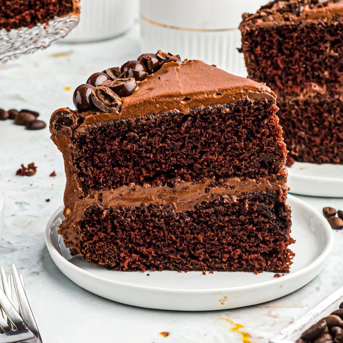  Fall in love with every moist and fudgy bite of this cake
